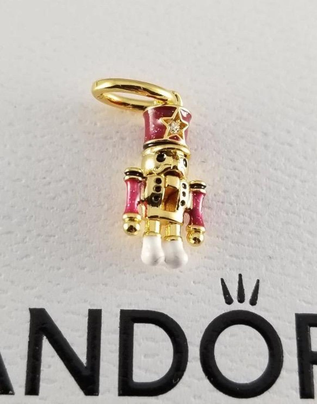 New Authentic Pandora 2025 Holiday Nutcracker Dangle Charm Moveable ...