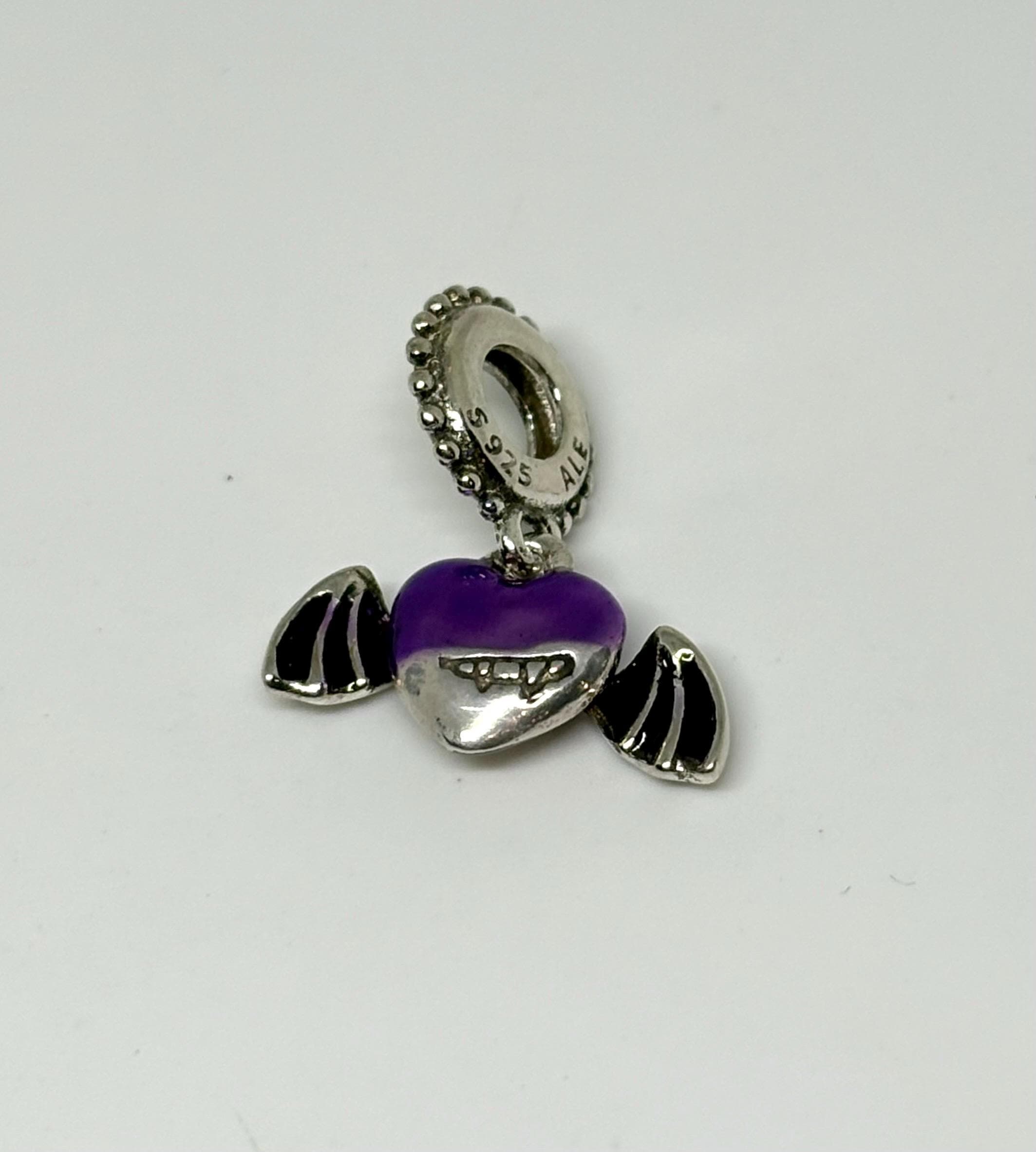 Pandora Purple Vampire Bat Charm New With Dust Bag 792290C01 - Etsy