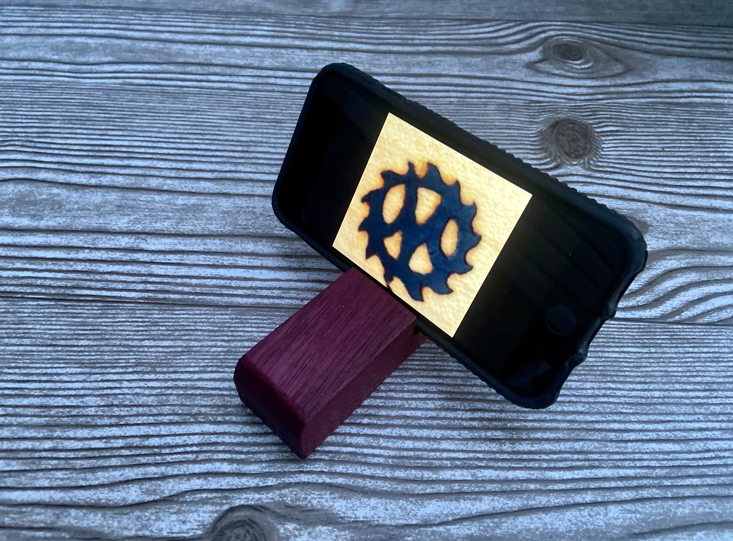 Wooden Cell Phone Holder Etsy Canada