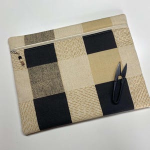 Bolsa para proyectos - Bolsa para proyectos de punto de cruz - Diseño neutro