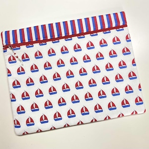 Bolsa para proyectos - Bolsa para proyectos de punto de cruz - Temática marinera