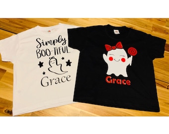 Camisetas de Halloween personalizadas súper lindas
