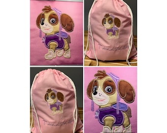 Bolsa de PE personalizada para niños, bolsa de gimnasio para niños, bolsa con cordón, mochila escolar,