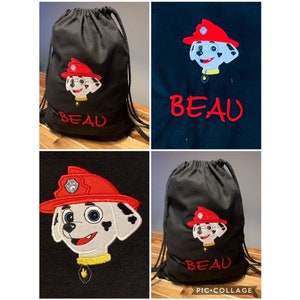 Personalised PE Bag Kids, Kids Gym Bag, Drawstring Bag, School Bag, School PE Bag,