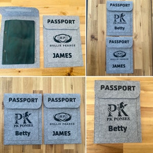 Personalised gorgeous Horse Passport Cover, 8 designs