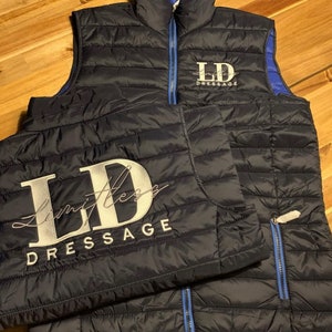 Ladies Personalised Embroidered Lightweight Sol's Wave Padded Gillet Jacket,