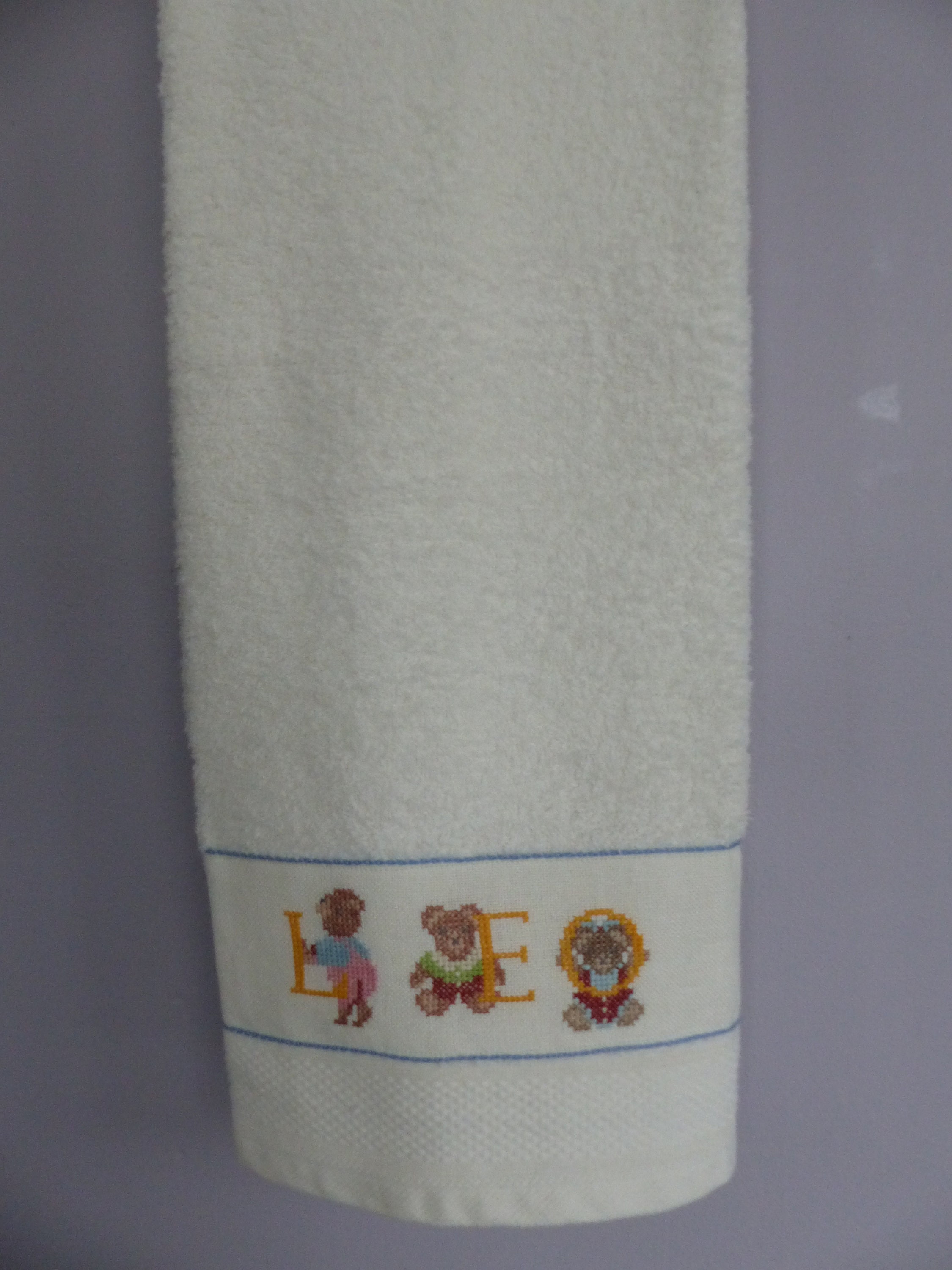 Drap de Bain Brodé Léo