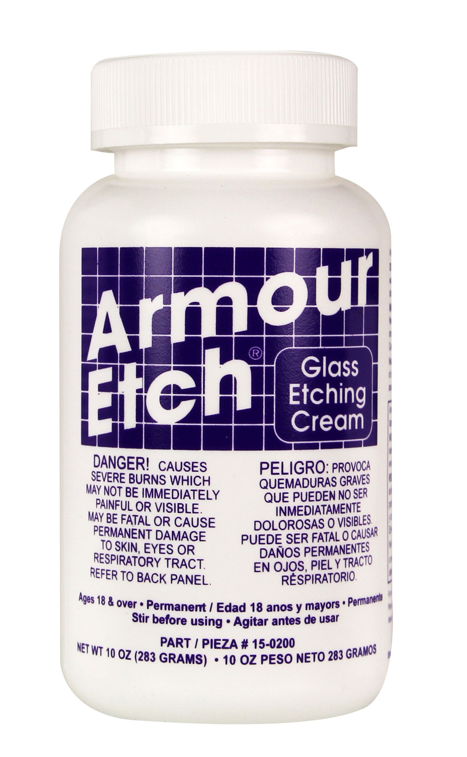 10 oz Armour Etch Glass Etching Cream Etsy