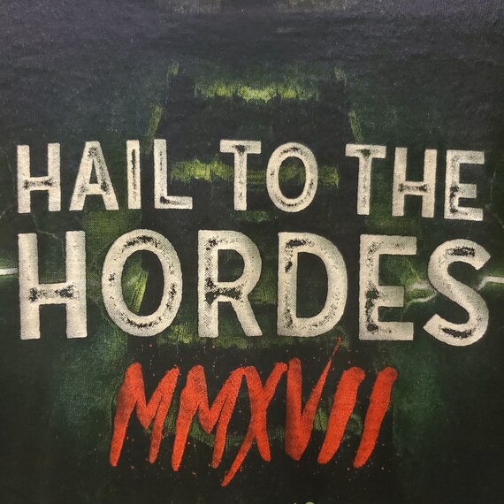 Kreator Hail To The Hordes European Tour T-Shirt.… - image 7