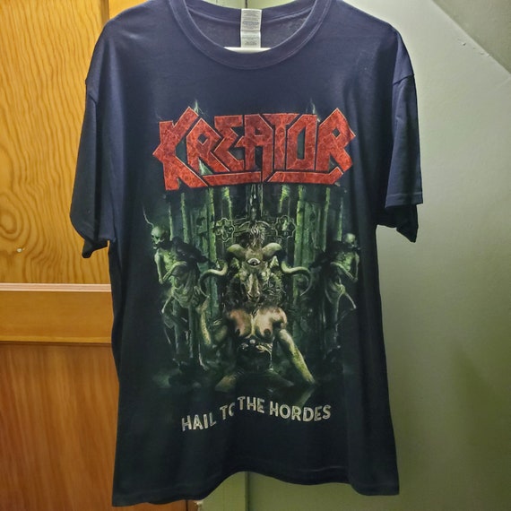 Kreator Hail To The Hordes European Tour T-Shirt.… - image 1