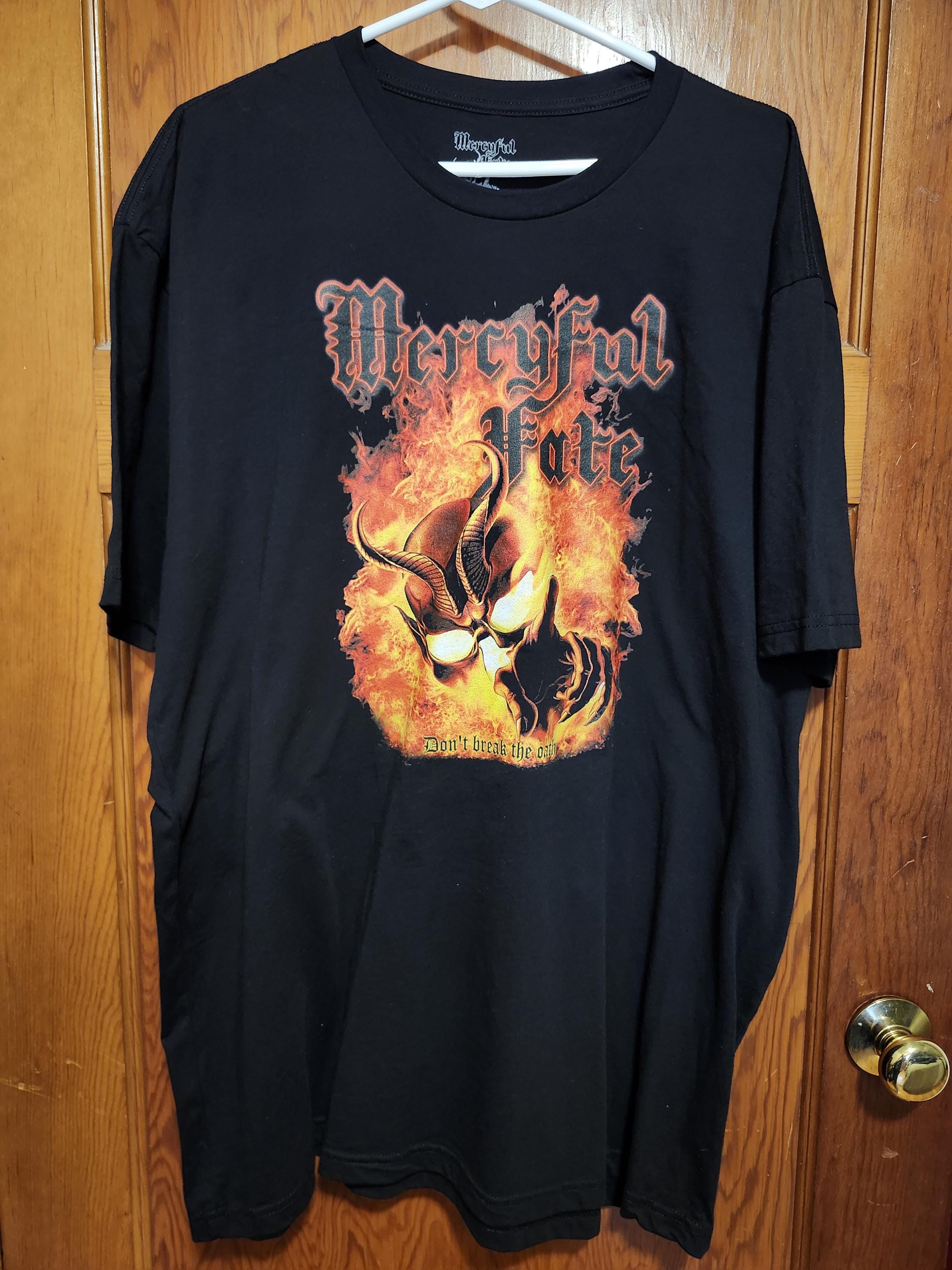 2000年代 Y2K マーシフルフェイト Tシャツ Lサイズ 黒 Mercyful fate shirt - Etsy 日本
