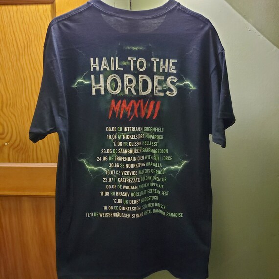 Kreator Hail To The Hordes European Tour T-Shirt.… - image 5