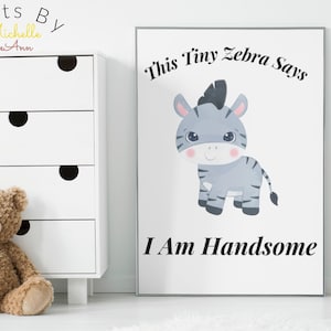 Printable Baby Animal Prints for Nursery Wall Art Decor, Boy Nursery ...