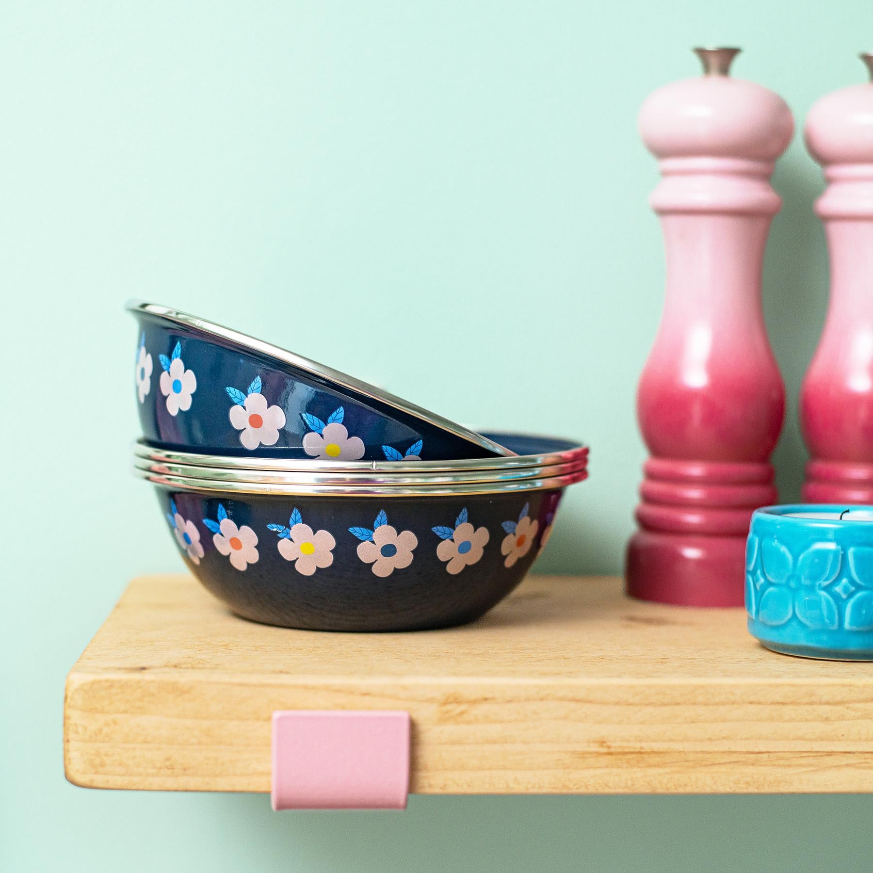 Plateaux en émail de 40 cm - Assiettes à fruits