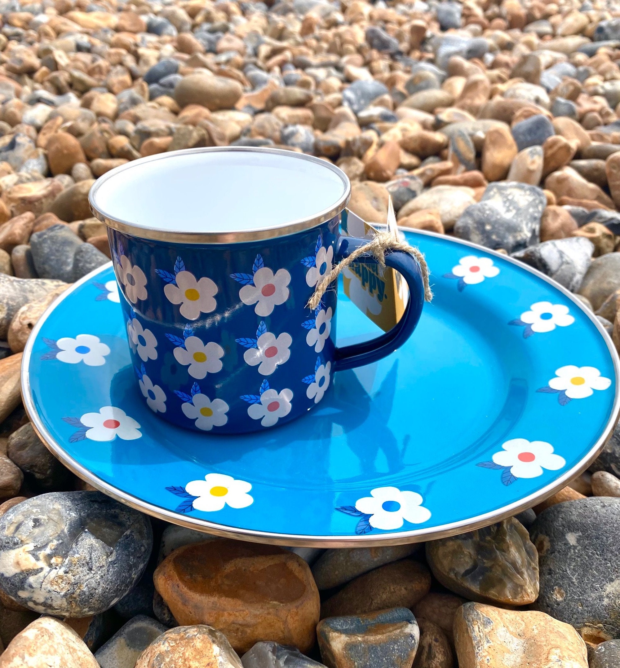 Enamel camp cheap plates