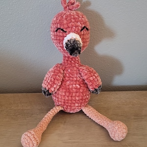 Crochet Flamingo Plushie