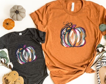 Pumpkin Family Shirts, Matching Family Pumpkin shirt, Mommy and me pumpkin shirt, Thanksgiving Family Shirts, Family Thanksgiving Shirts