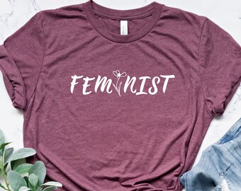 Chemise féministe, Chemise femme autonomisée, Égalité des droits, Chemise d’autonomisation des femmes, Chemise féministe, Cadeaux féministes pour femmes, Chemise de pouvoir féminin