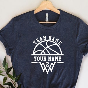 Personalized Basketball  Shirt, Custom Basketball Shirt,  Basketball Team Shirt, Family Basketball Shirt, Basketball Customized Shirt