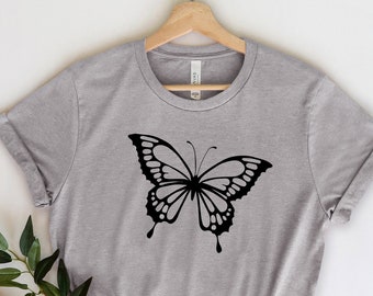 Butterfly Shirt, Monarch Butterfly T-Shirt, Butterfly Pocket Graphic Tee, Cute Butterfly Shirt,Animal Shirt, Butterfly gifts for women shirt