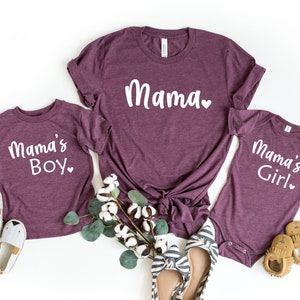 Matching mothers day shirts, Mothers day gifts shirts, Matching Mommy and me shirts, Mom And Me Shirts, Mamas boy shirt, Mamas girl shirt