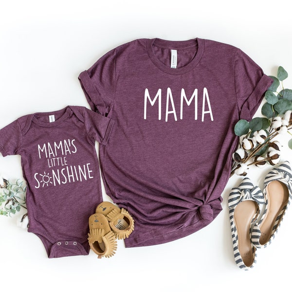 Little Sunshine shirt, Matching mothers day shirts, Matching Mommy and Me Shirts, Mom and me shirts, Mothers day gift shirt, New mom shirt