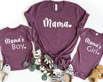 Matching mothers day shirts, Mothers day gifts shirts, Matching Mommy and me shirts, Mom And Me Shirts, Mamas boy shirt, Mamas girl shirt