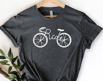 Camisa de bicicleta, Camisa de ciclista, Regalo para ciclista, Camisa para ciclista, Camisa de bicicleta, Ciclista, Cumpleaños de bicicleta, Camisa de bicicleta de mujer Unisex