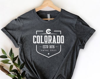 Colorado Shirt, Colorado Tshirt, Colorado Gift , Colorado Souvenir, Gift From Colorado, The Centennial State, Colorado lover shirt, Colorado