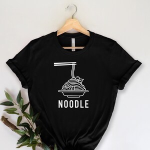 Noodle shirt, Noodle tshirt, Anime shirt, Ramen noodle shirt, Noodle lover shirt, ramen gifts, noods shirt, Japanese noodle shirt, Anime tee image 3