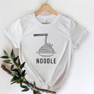 Noodle shirt, Noodle tshirt, Anime shirt, Ramen noodle shirt, Noodle lover shirt, ramen gifts, noods shirt, Japanese noodle shirt, Anime tee image 1