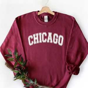 Chicago Sweatshirt, Chicago Tshirt, Chicago Gifts, Chicago Souvenir, Gift From Chicago, Land of Lincoln Illinois Shirt, Chicago lover shirt,