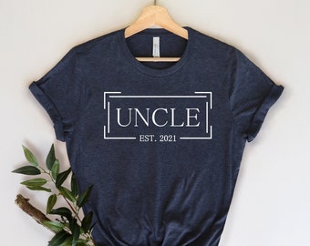 Uncle shirt, Uncle est 2021 shirt, Cool uncle shirt, Uncle gift shirt, Uncle reveal shirt, Best uncle shirt, Uncle birthday gift