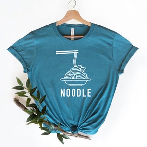 Noodle shirt, Noodle tshirt, Anime shirt, Ramen noodle shirt, Noodle lover shirt, ramen gifts, noods shirt, Japanese noodle shirt, Anime tee image 2