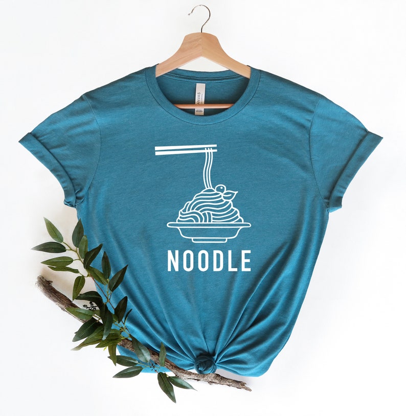 Noodle shirt, Noodle tshirt, Anime shirt, Ramen noodle shirt, Noodle lover shirt, ramen gifts, noods shirt, Japanese noodle shirt, Anime tee image 2