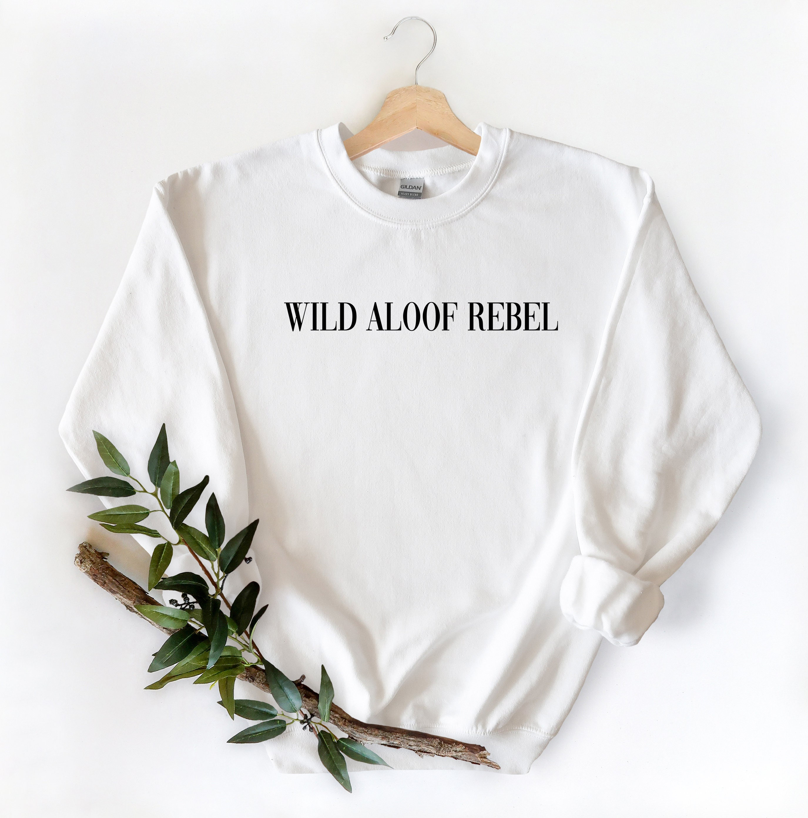 Wild Aloof Rebel Sweatshirt, Christmas Gift Sweatshirt, Schitt Creek Sweatshirt, Christmas women sweatshirt, Christmas sweatshirt,