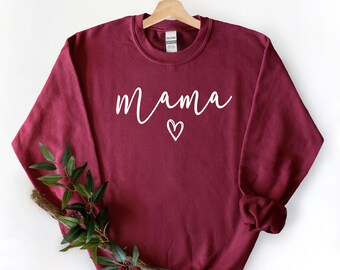 Mama Sweatshirt, Mothers day sweatshirt, Mama Crewneck, Pregnancy Reveal Sweatshirt, Mama to be Sweatshirt, New Mother Sweatshirt, Mom to be