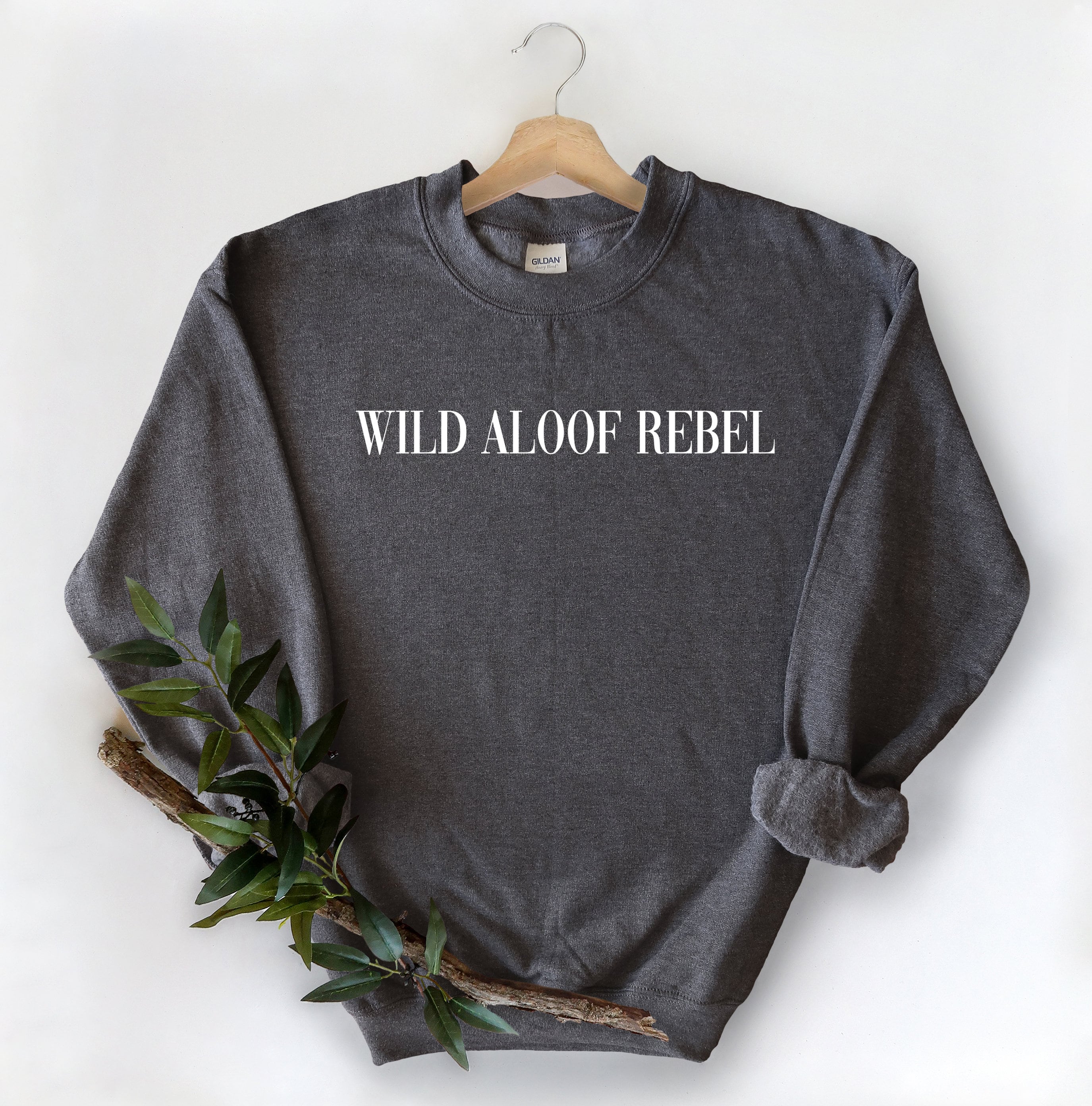 Wild Aloof Rebel Sweatshirt, Christmas Gift Sweatshirt, Schitt Creek Sweatshirt, Christmas women sweatshirt, Christmas sweatshirt,