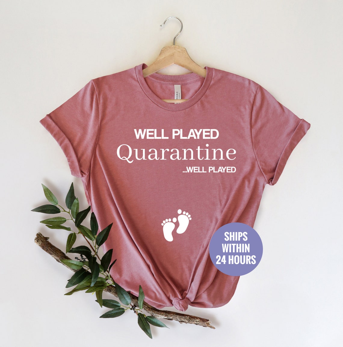 quarantine pregnancy shirt