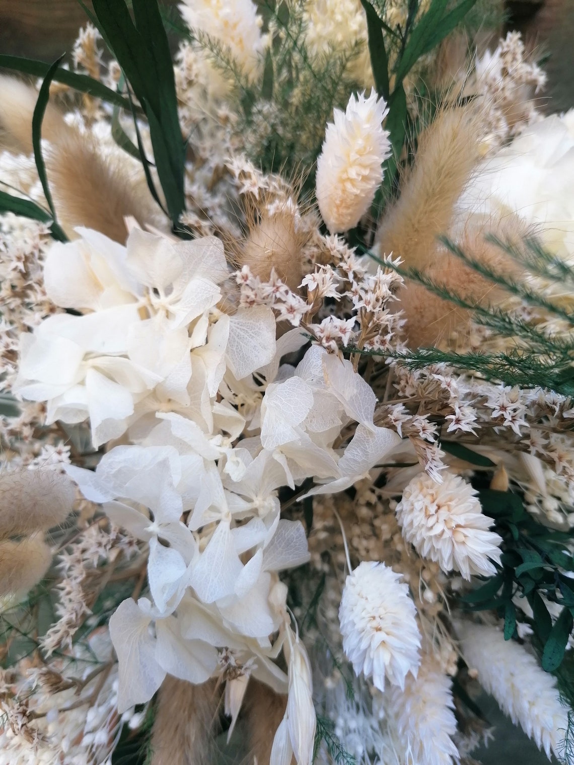 Bouquet PERLE fleurs séchées et stabilisées bouquet de mariée - Etsy France