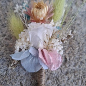 EMMA-knoopsgat, trouwaccessoire, knoopsgat van de bruidegom, knoopsgat met gedroogde bloemen