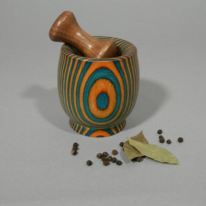 Beautiful Hand Turned Mortar and Pestle-