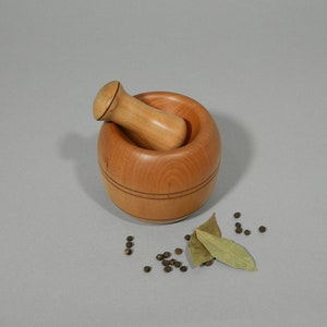 Beautiful Hand Turned Mortar and Pestle-