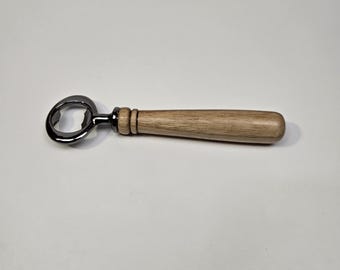 Wood Turned Chestnut Bottle Opener