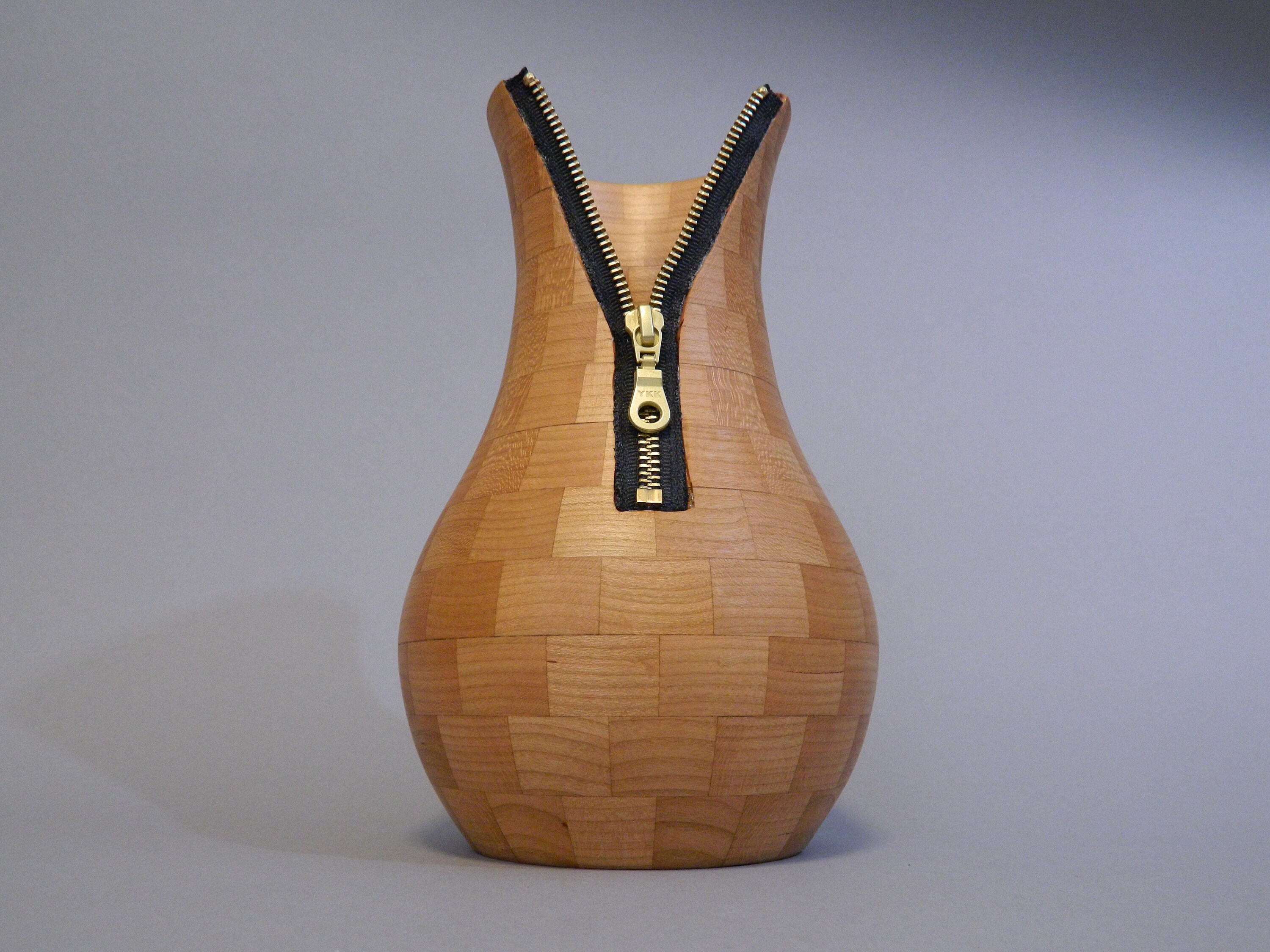 Zipper Vase Wood Etsy