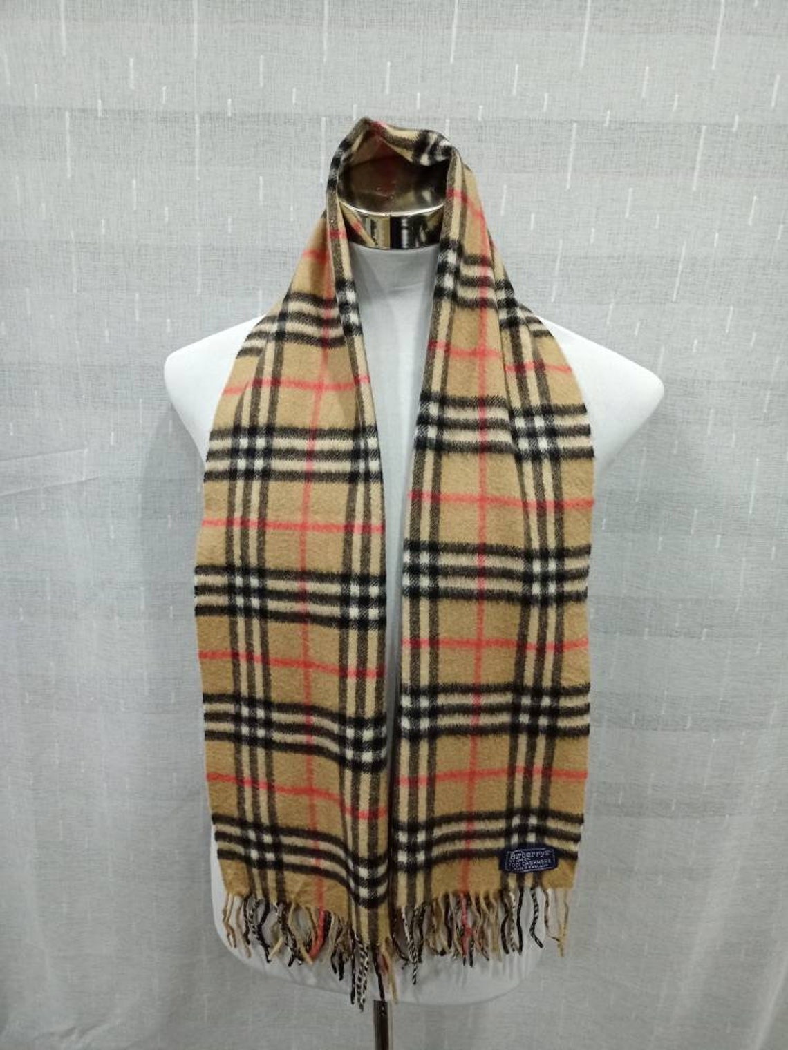 Sale...Burberrys Scarf MF377 Best Condition Etsy