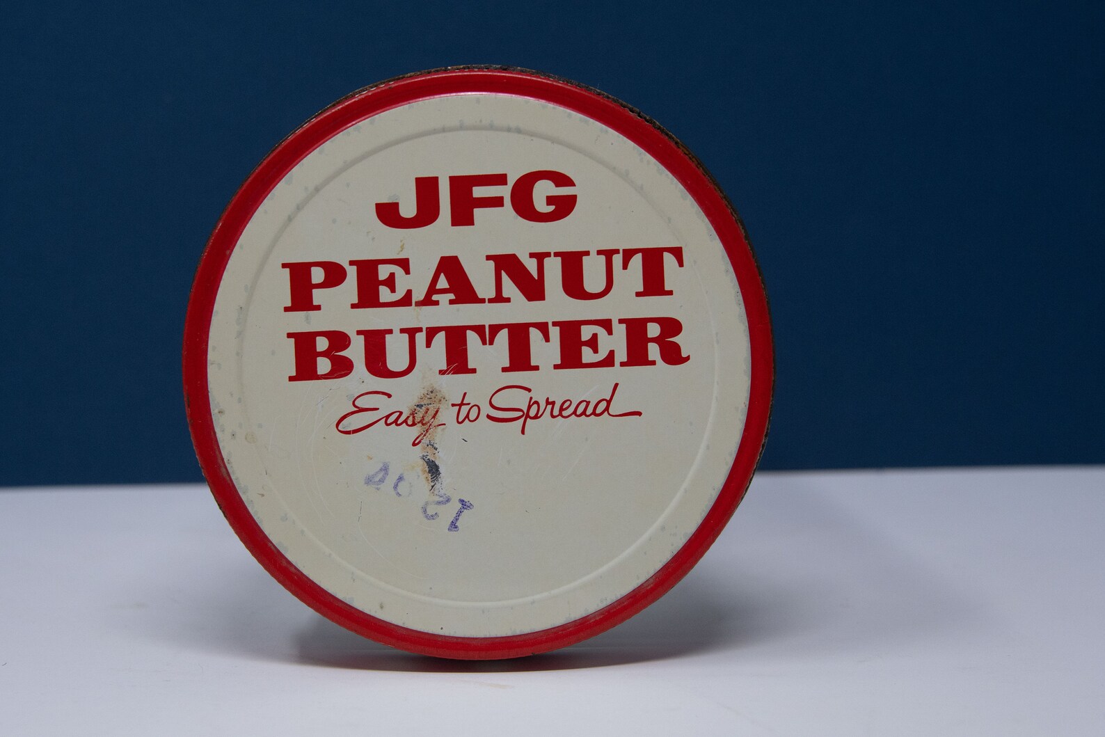 Vintage JFG 48 Ounce Glass Peanut Butter Jar With Metal Lid Etsy