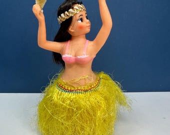 Vintage 1950's Wind up Dancing Hula Girl Doll - Etsy