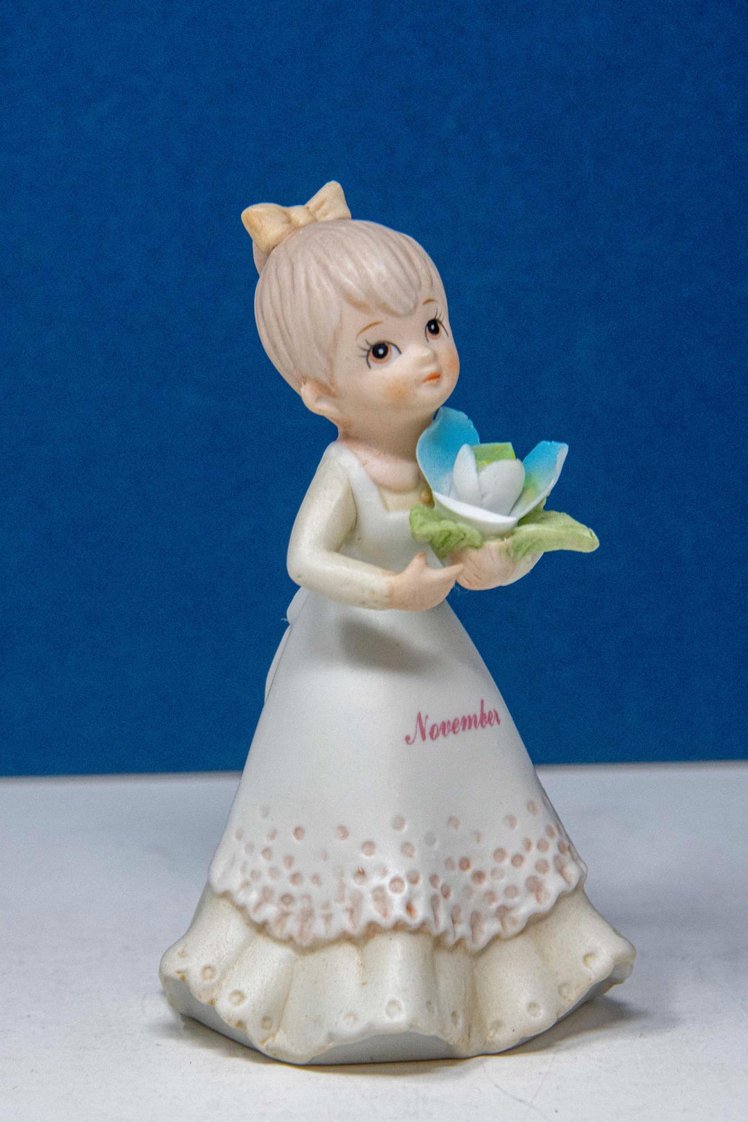 Vintage Lefton Christopher Collection November Porcelain Birthday Girl ...