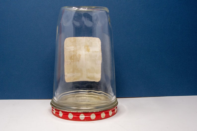Vintage JFG 48 Ounce Glass Peanut Butter Jar With Metal Lid Etsy